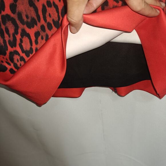 Catherine Malandrino Women size 6 Sunset Safari Butterflys Sheath Midi Dress - Picture 4 of 10